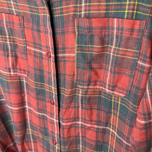 Hurley Wilson Red Plaid Flannel - Women’s Size Small - Picture 6 of 8